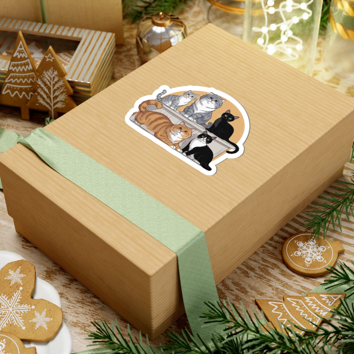 Squad Goals Multi-Cat Die-Cut Sticker